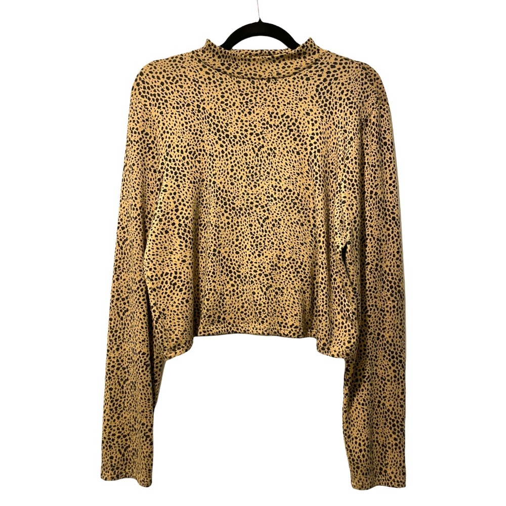 American Eagle Plus Size Long Sleeve Boxy Crop Sweater